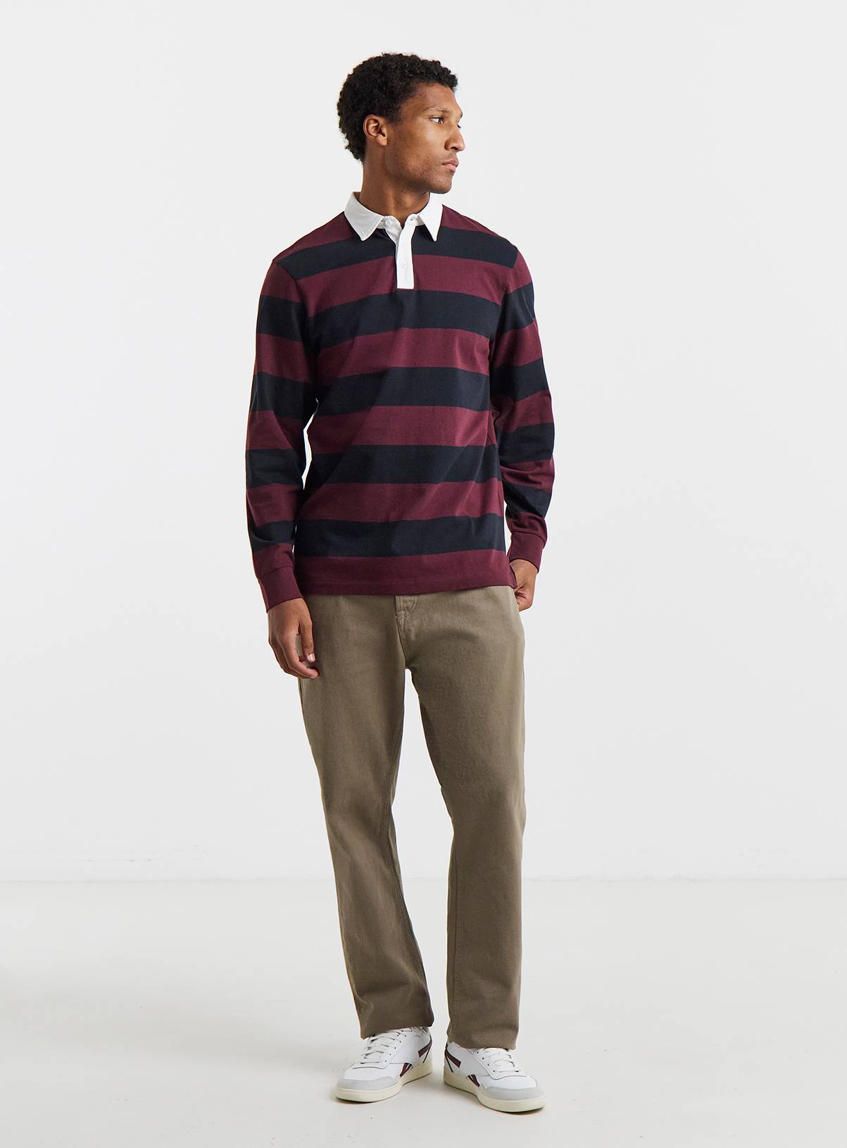 JACAMO Long Sleeve Rugby Polo Long 3XL - Image 4